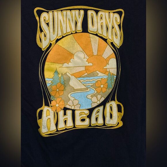 Forget Me Knot Brand Sunny Days Ahead Crop Top NWOT - Picture 2 of 4